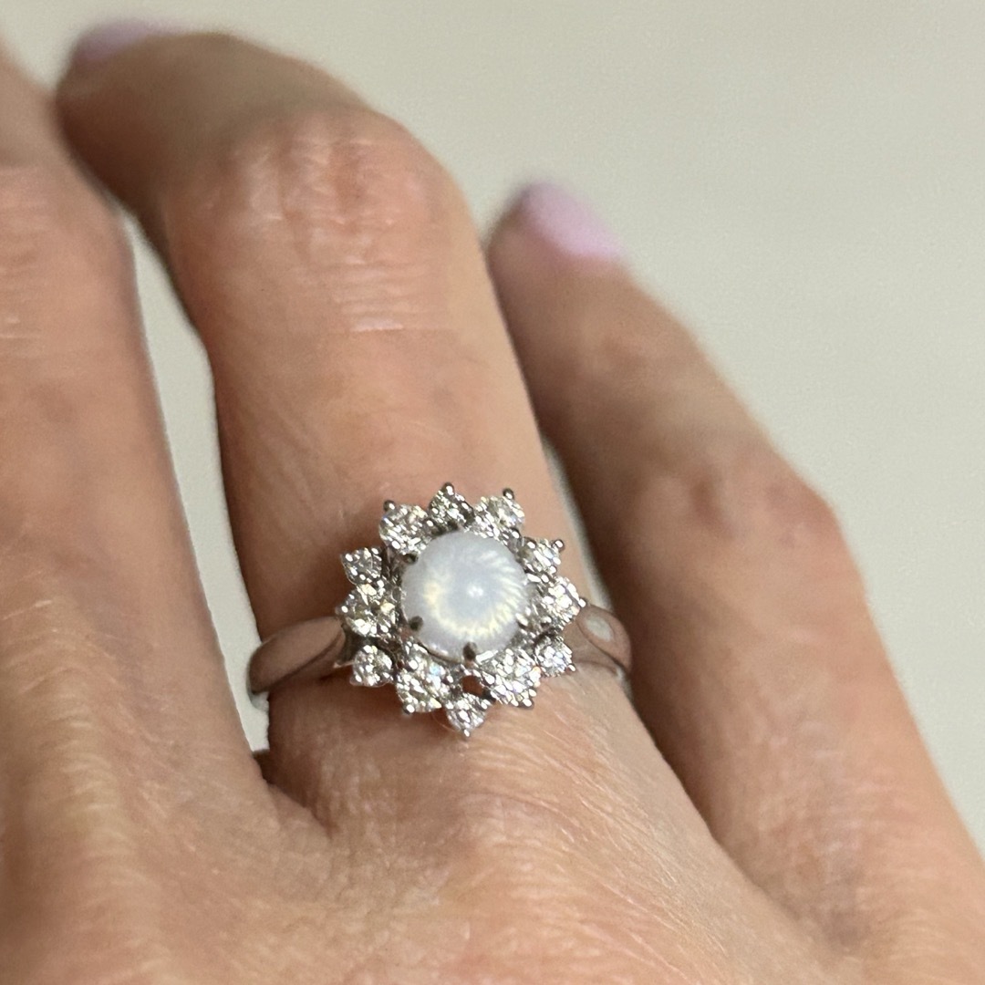 限定価格💫超レア✨K18WG 天然真珠 クラムパール リングの通販 限定価格💫超レア✨K18WG 天然真珠 クラムパール リングの通販