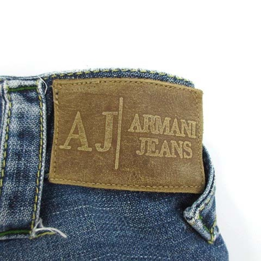 ARMANI JEANS(アルマーニジーンズ)のアルマーニ ジーンズ デニム パンツ USED加工 ストレート ジーンズ 50 メンズのパンツ(デニム/ジーンズ)の商品写真