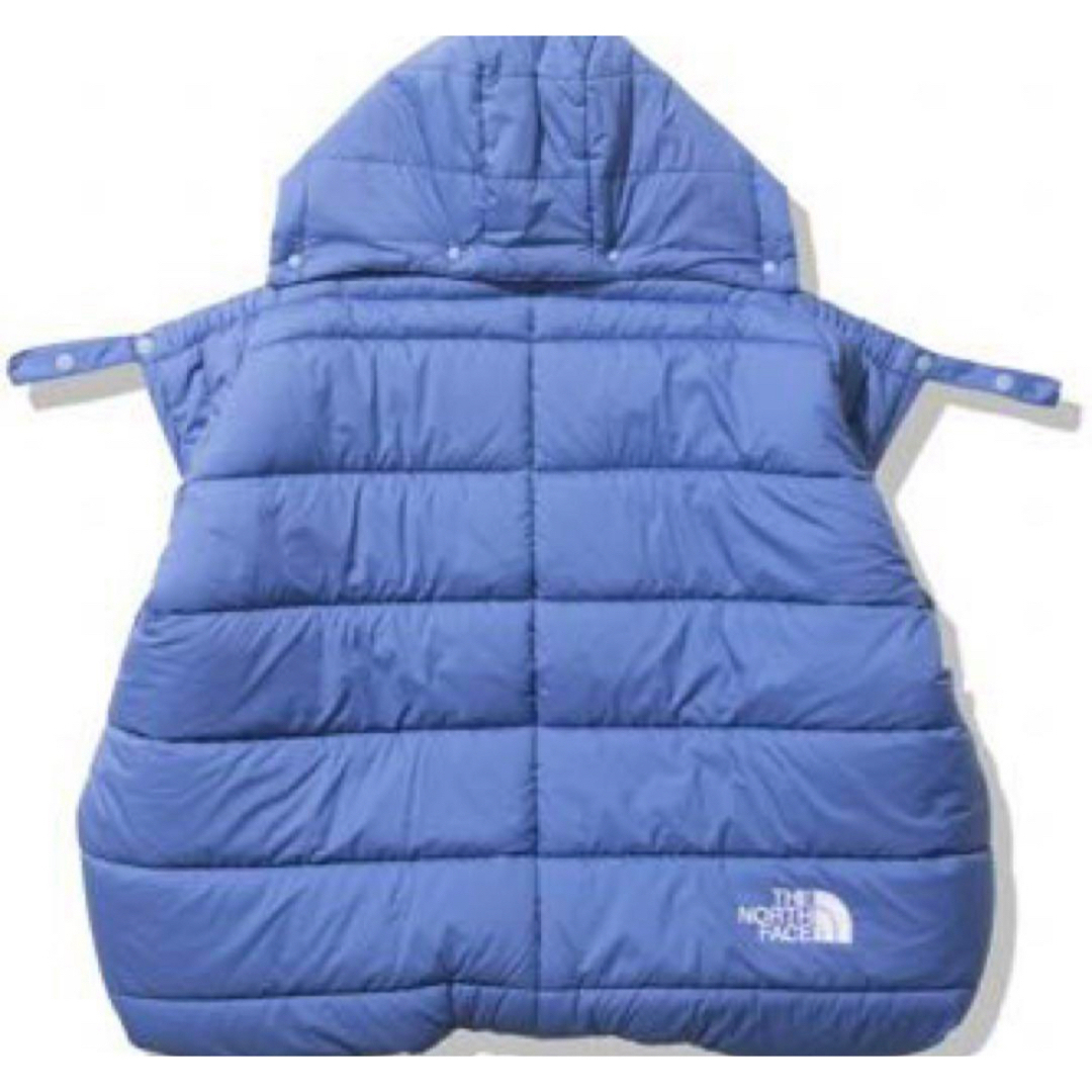 THE NORTH FACE(ザノースフェイス)のノースフェイス ベビーシェルブランケット　 ブルー NNB72201 キッズ/ベビー/マタニティの外出/移動用品(抱っこひも/おんぶひも)の商品写真