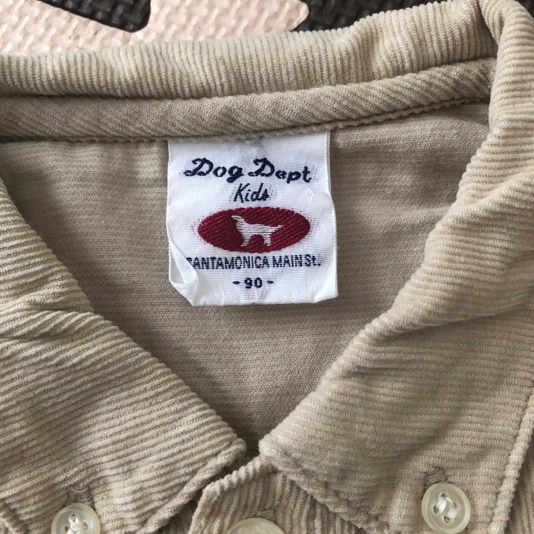 DOG DEPT(ドッグデプト)のDog Dept キッズ　ブラウス　ワイシャツ　90㎝ キッズ/ベビー/マタニティのキッズ服男の子用(90cm~)(ブラウス)の商品写真