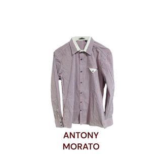 ANTONY MORATO イタリアンドレスシャツ　トリコロールピンストライプM(シャツ)