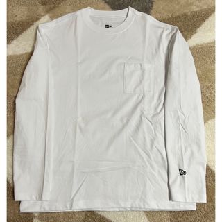 ニューエラー(NEW ERA)のNEWERA/ニューエラ　長袖Tシャツ・ロンT ホワイト　M(Tシャツ/カットソー(七分/長袖))