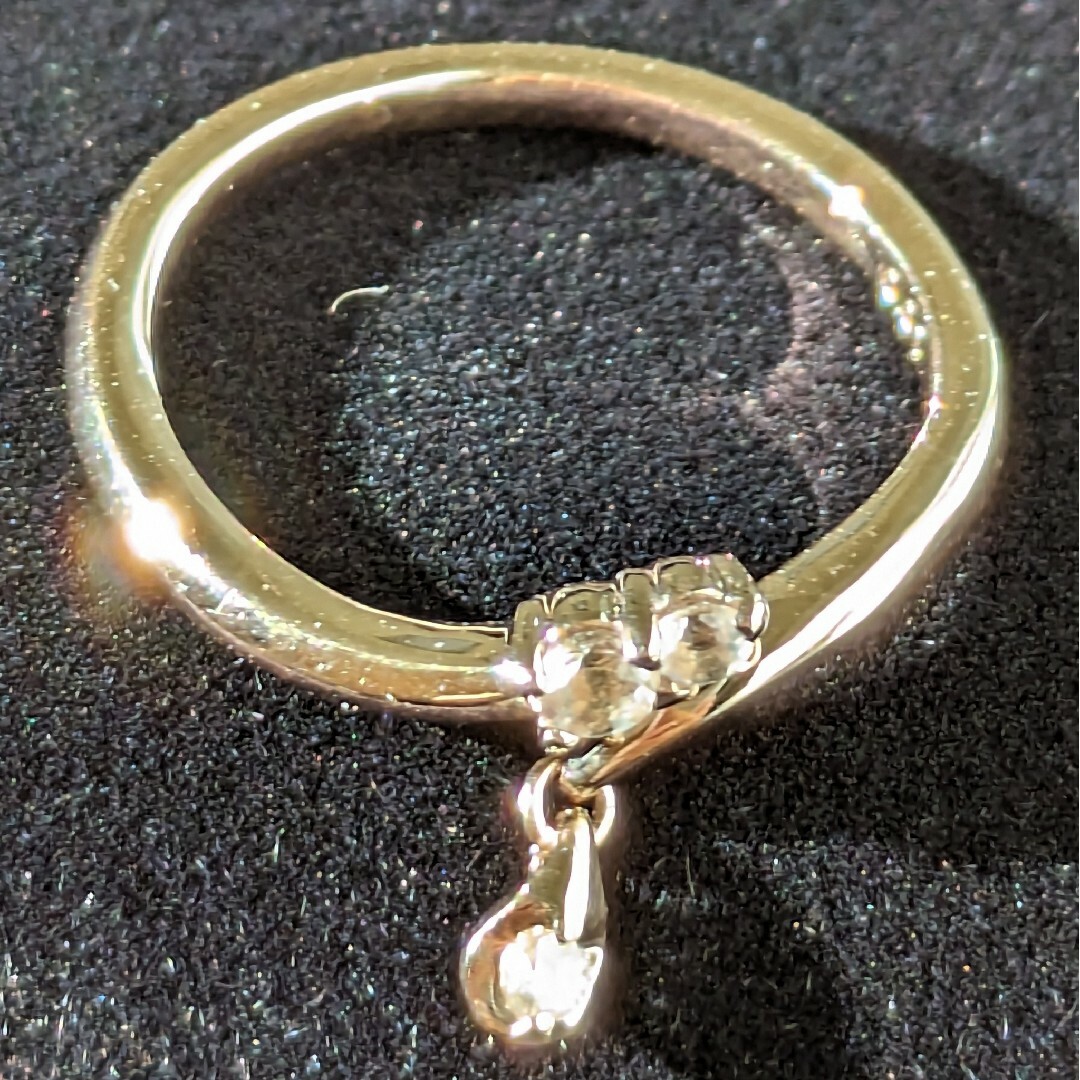 STAR JEWELRY(スタージュエリー)の616 スタージュエリーダイヤ色石リングK10PGピンクゴールド0.01ct1号 レディースのアクセサリー(リング(指輪))の商品写真