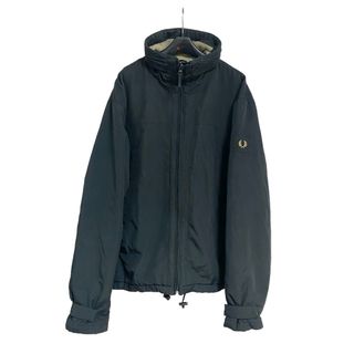 フレッドペリー(FRED PERRY)の美品FRED PERRYフレッドペリー　マウンテンパーカー　ブラック黒　メンズL(ブルゾン)