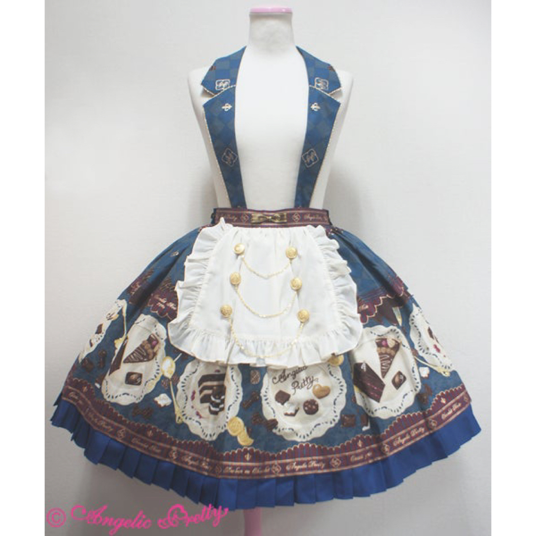 Angelic Pretty(アンジェリックプリティー)のAntique Chocolaterie 襟付スカートカチュ レディースのレディース その他(セット/コーデ)の商品写真