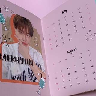 エクソ(EXO)のEXO カレンダー　グリーティングカード(K-POP/アジア)