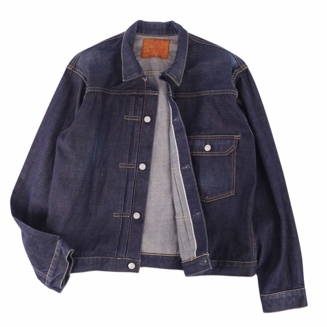 美品 LVC リーバイス Levi's ジャケット 506XX デニムジャケット 1st ファースト コットン アウター メンズ 日本製  44(XL相当) インディゴブルー