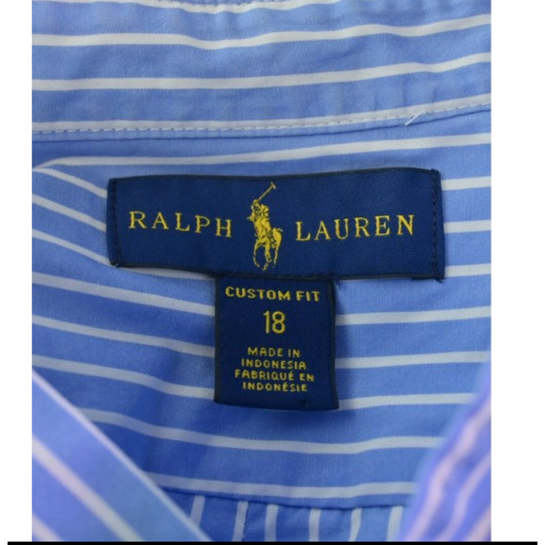 POLO RALPH LAUREN(ポロラルフローレン)のPolo Ralph Lauren ドレスシャツ 18(Ｍ〜L位) 【中古】 レディースのトップス(シャツ/ブラウス(長袖/七分))の商品写真