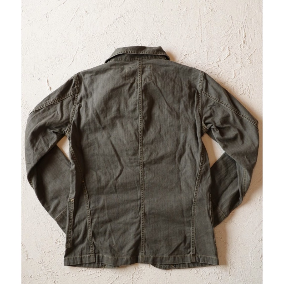 RRL(ダブルアールエル)の新品*RRL*リネンコットン ヘリンボーン ジャケット *XSダブルアールエル  メンズのジャケット/アウター(カバーオール)の商品写真