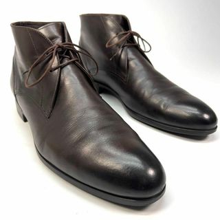 エルメネジルドゼニア(Ermenegildo Zegna)のエルメネジルドゼニア　チャッカブーツ　レザー(ブーツ)