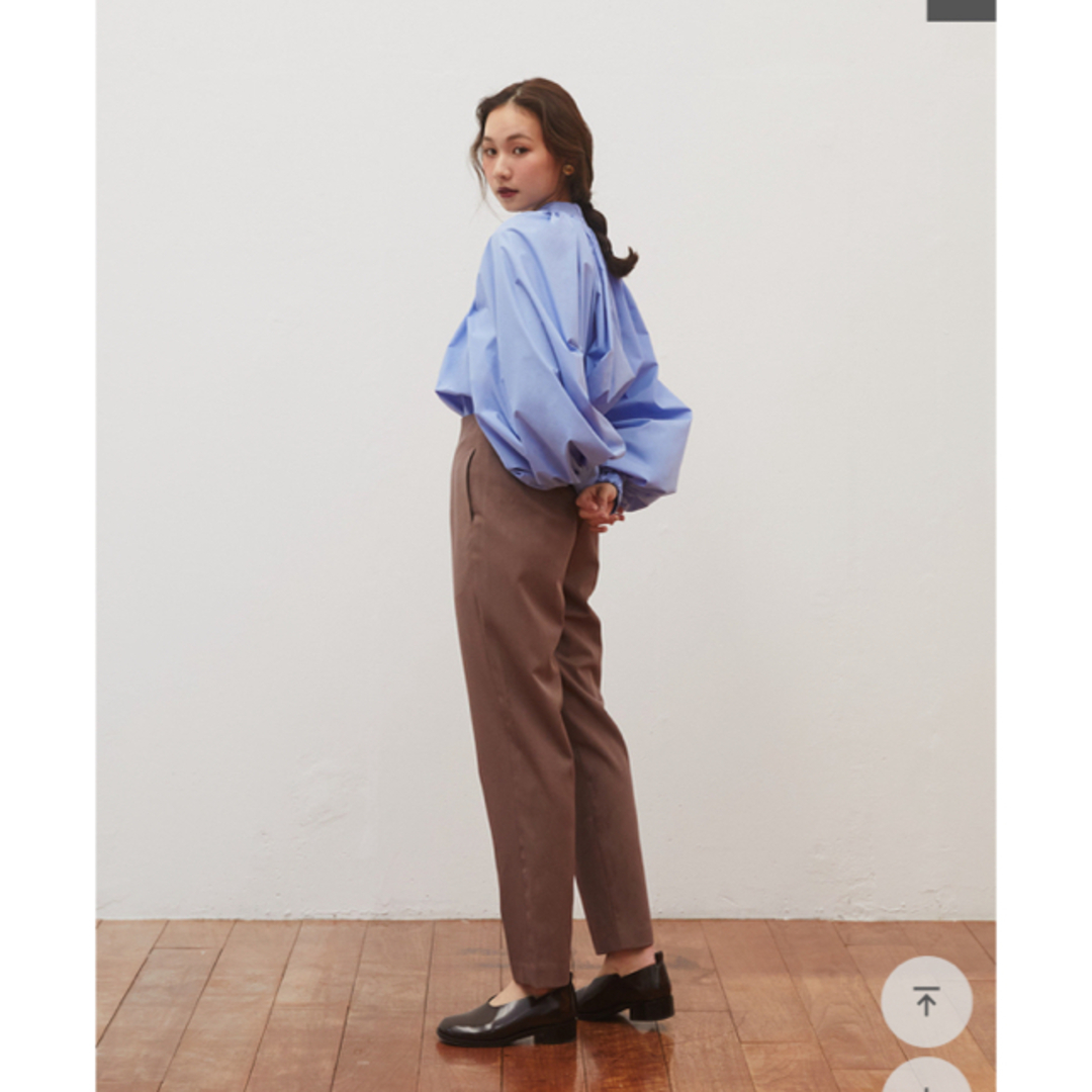 【新品未使用】RANDEBOO pencil pants  パンツ　ブラウン レディースのパンツ(カジュアルパンツ)の商品写真