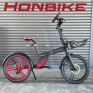 ●HONBIKE●STONE PLUS チェーンレス折り畳み電動アシスト自転車　(自転車本体)