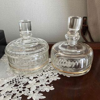 Baccarat - チェコスロバキア時代　チェコガラス　トリンケットセット