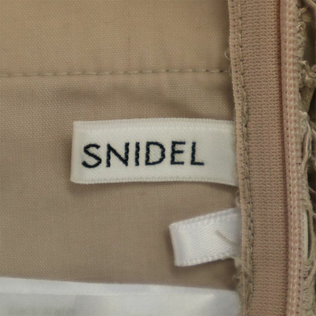 SNIDEL(スナイデル)のスナイデル バックレースアップ ヘムフレアレースロングスカート 1 ピンク SNIDEL SWFS212038 レディース 【中古】  【240129】 レディースのスカート(ミニスカート)の商品写真