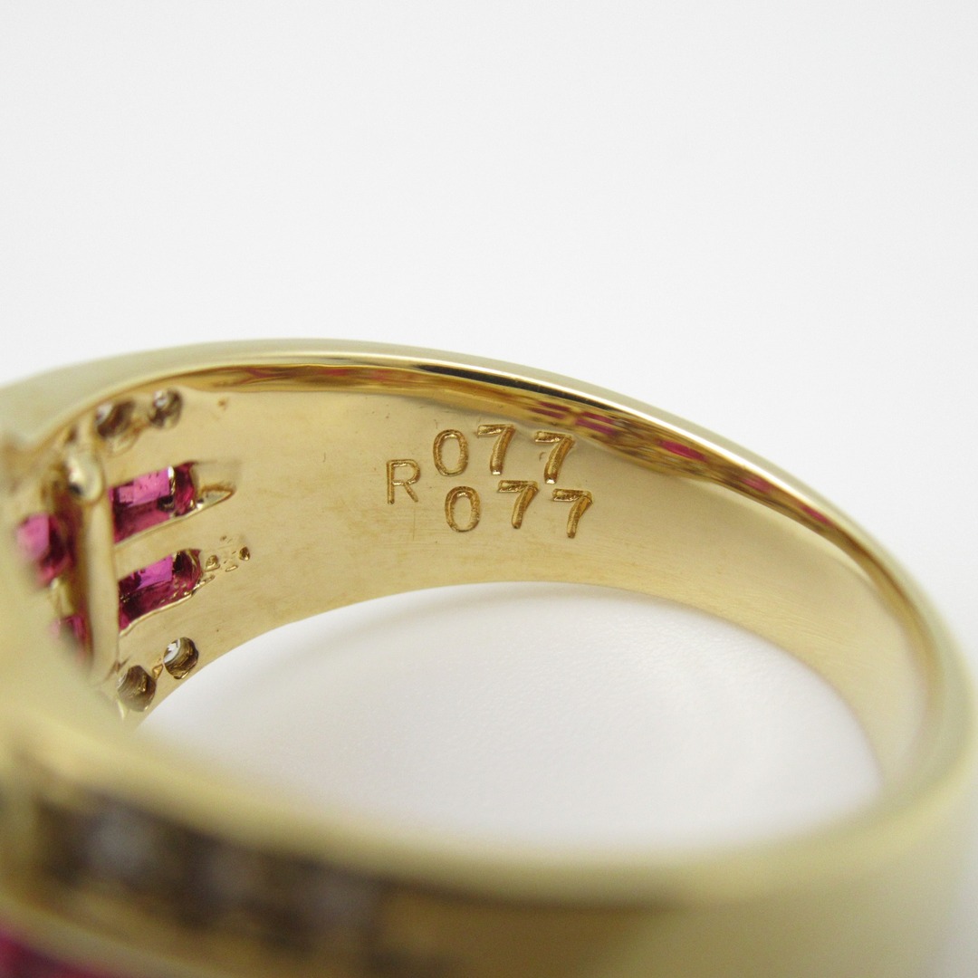ジュエリー ルビー ダイヤ リング リング・指輪 レディースのアクセサリー(リング(指輪))の商品写真