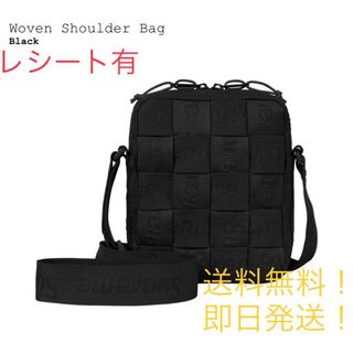 シュプリーム(Supreme)のsupreme Woven Shoulder Bag Black(ショルダーバッグ)