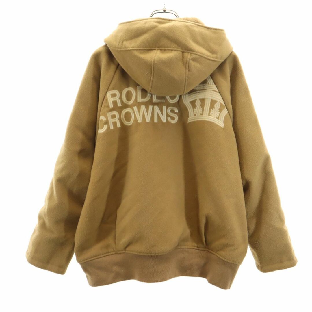 RODEO CROWNS - ロデオクラウンズ バック 刺繍 ウールライク 中綿