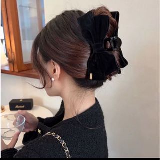 エルメス HERMES グレン 編み込み ヘアアクセサリー バレッタ レザー ピンク 未使用バレッタ/ヘアクリップ