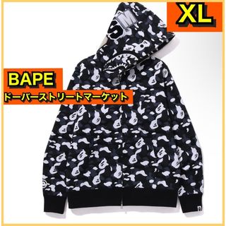 A BATHING APE - bape x Dover Street Market Shark Hoodieの通販 by ...