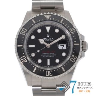 ロレックス(ROLEX)の【118257】ROLEX ロレックス  126600 シードゥエラー 赤シード ブラックダイヤル ランダム番 SS 自動巻き ギャランティーカード 当店オリジナルボックス 腕時計 時計 WATCH メンズ 男性 男 紳士【中古】(腕時計(アナログ))