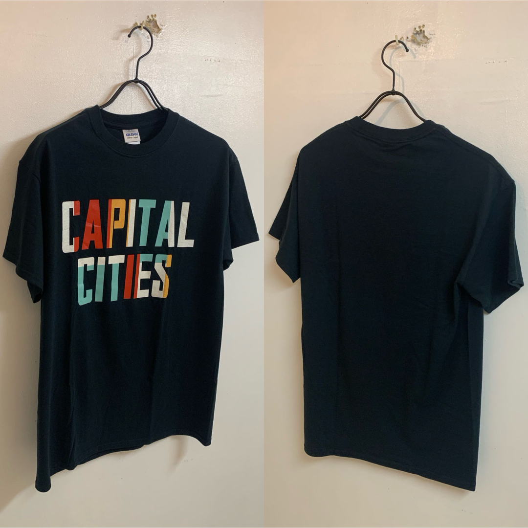 GILDAN(ギルタン)のCapital Cities キャピタルシティーズ バンドTシャツ ブラック M メンズのトップス(Tシャツ/カットソー(半袖/袖なし))の商品写真