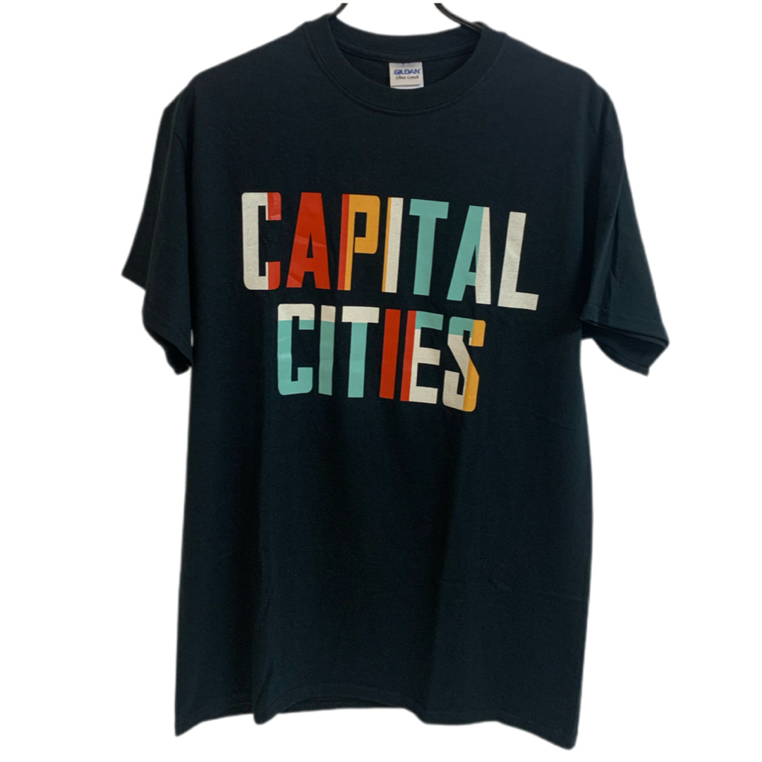 GILDAN(ギルタン)のCapital Cities キャピタルシティーズ バンドTシャツ ブラック M メンズのトップス(Tシャツ/カットソー(半袖/袖なし))の商品写真