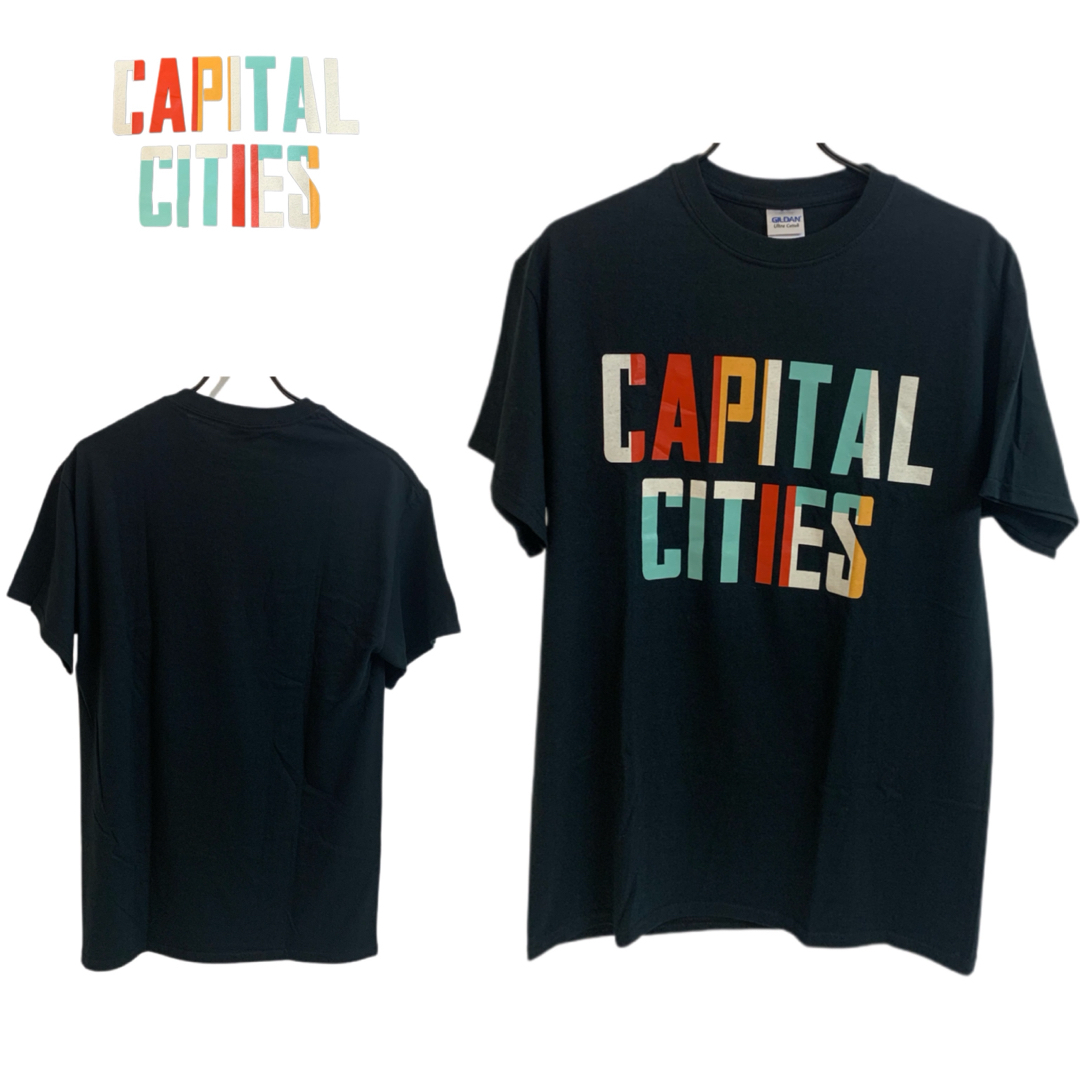 GILDAN(ギルタン)のCapital Cities キャピタルシティーズ バンドTシャツ ブラック M メンズのトップス(Tシャツ/カットソー(半袖/袖なし))の商品写真