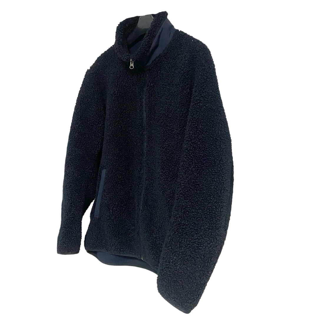 【驚きの値段で】 UNIQLO 黒サイズL ボアフリース モコモコ厚手 UNIQLOユニクロ - ジャケット・アウター