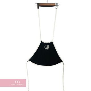 CHROME HEARTS Roller Skates Halter Top クロムハーツ ローラースケートホルタートップ ロゴプリント ハートロゴ ブラック サイズS 【240128】【中古-A】【me04】