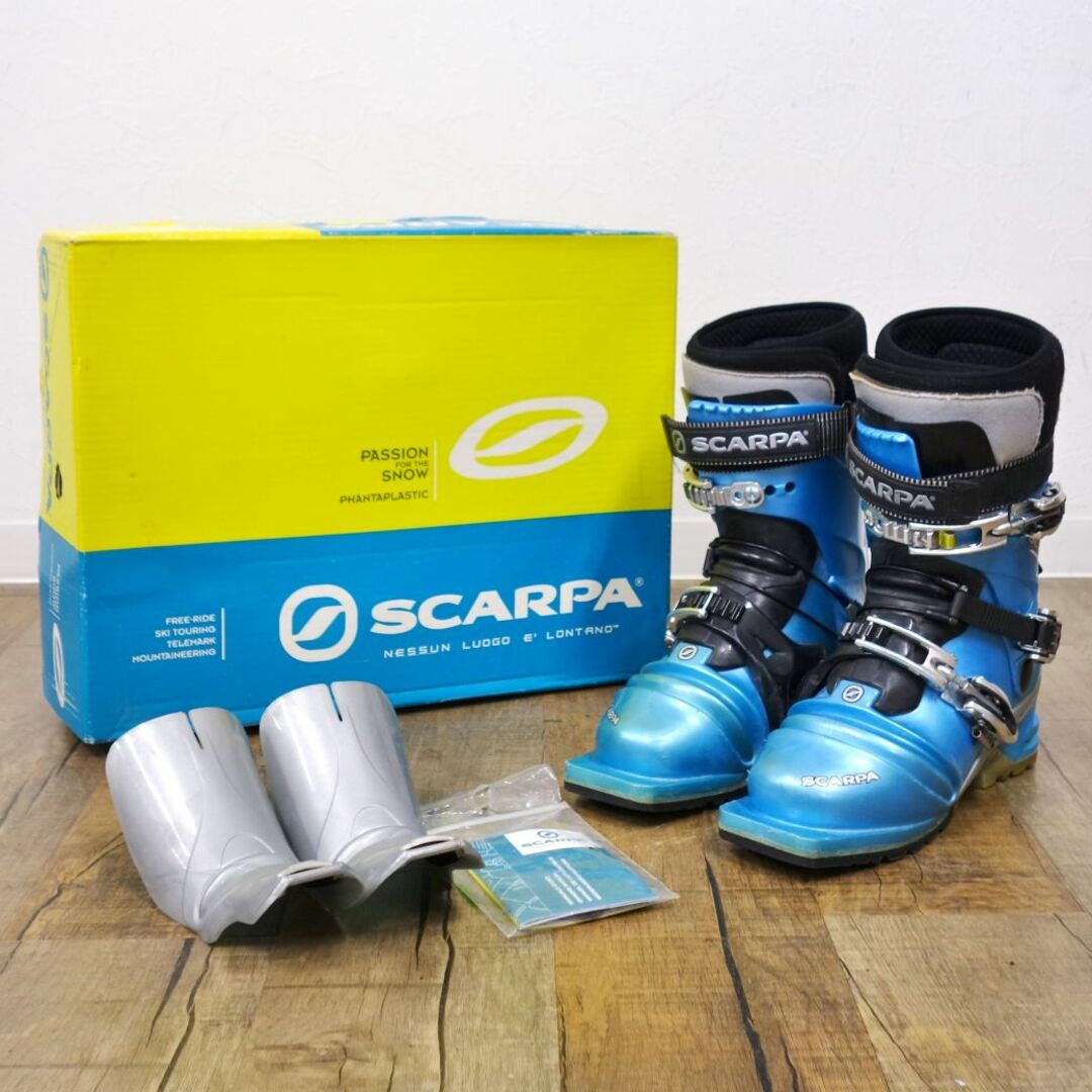 SCARPA(スカルパ)のスカルパ SCARPA T2X 24.5cm テレマーク ブーツ レディース テレマークスキー ブーツ シューズ 登山 アウトドア スポーツ/アウトドアのスキー(ブーツ)の商品写真
