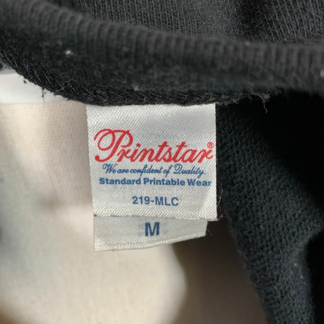 Printstar(プリントスター)のプリントスター Printstar Tシャツ Mサイズ 黒 ブラック 長袖 メンズのトップス(Tシャツ/カットソー(半袖/袖なし))の商品写真