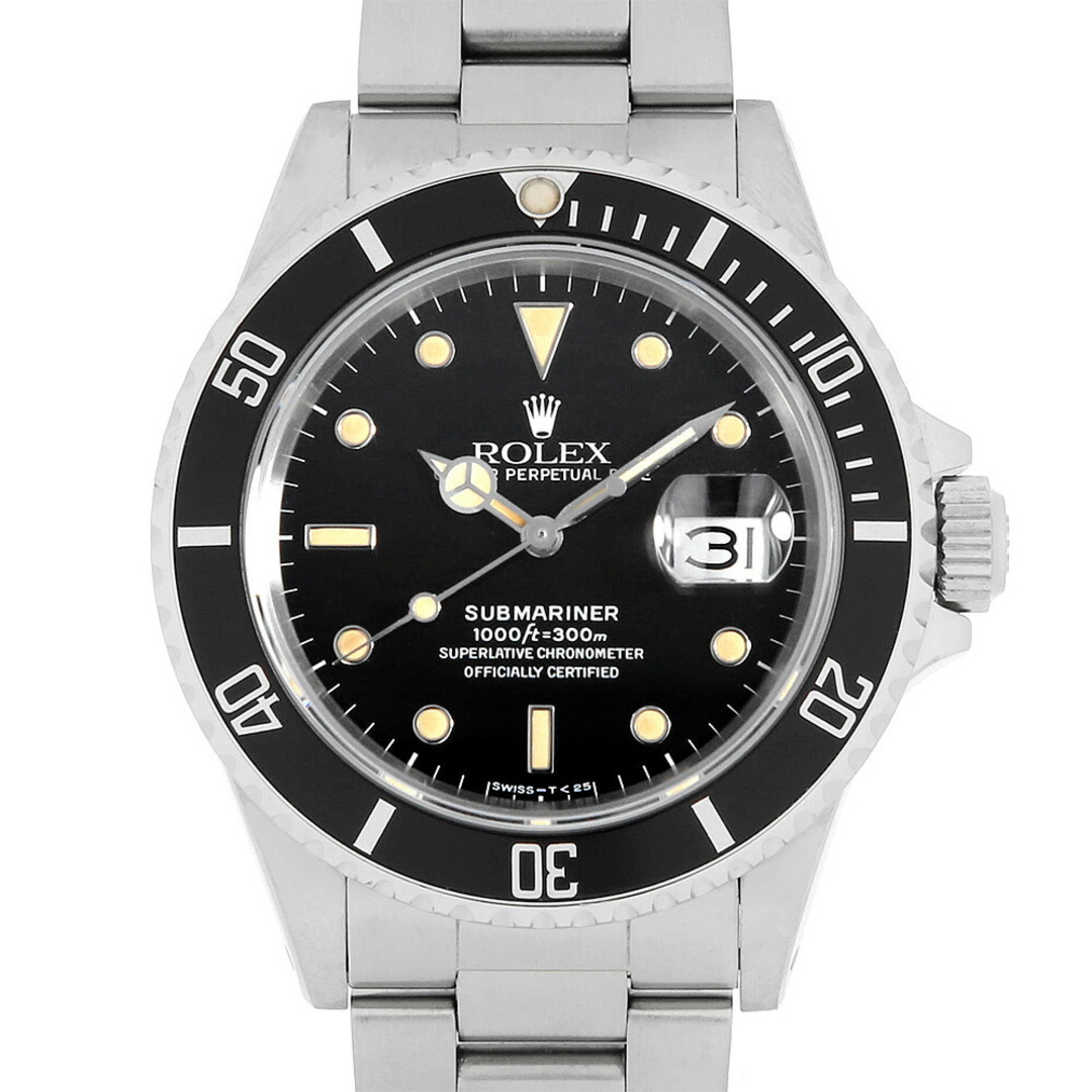 ROLEX(ロレックス)のロレックス サブマリーナ デイト トリプルゼロ 168000 ブラック 91番 メンズ 中古 腕時計 メンズの時計(腕時計(アナログ))の商品写真