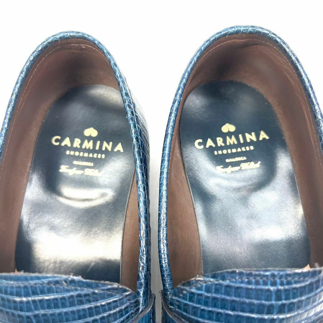 CARMINA - CARMINA カルミナ コインローファー リザードレザーの CARMINA - CARMINA カルミナ コインローファー リザードレザーの