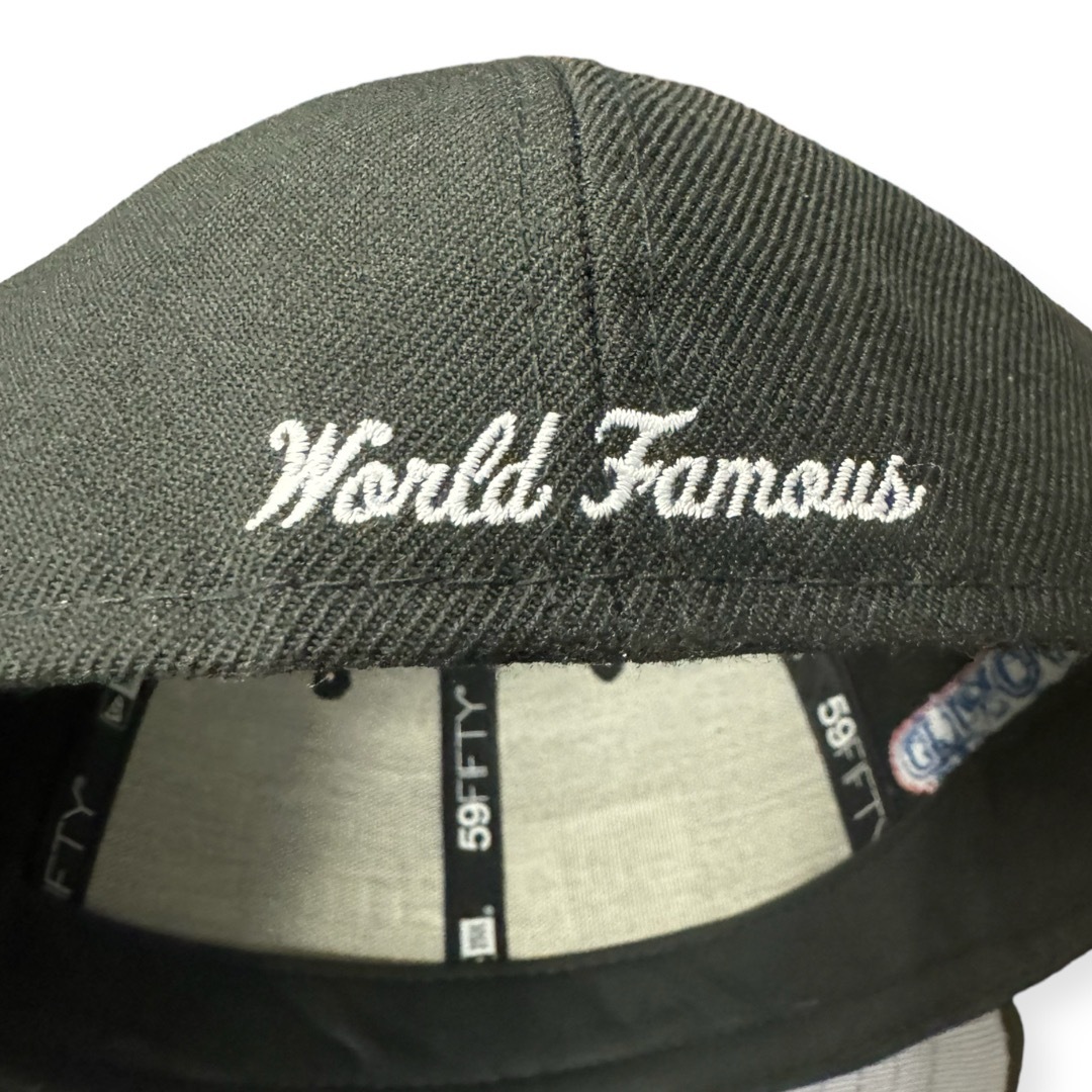 Supreme(シュプリーム)の希少！supreme×newera ブラック　サイズ8(63.5cm) メンズの帽子(キャップ)の商品写真