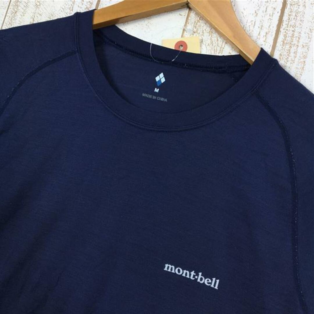 mont bell(モンベル)のMENs M  モンベル スーパーメリノウール M.W. ラウンドネックシャツ MONTBELL 1107654 ネイビー系 メンズのメンズ その他(その他)の商品写真