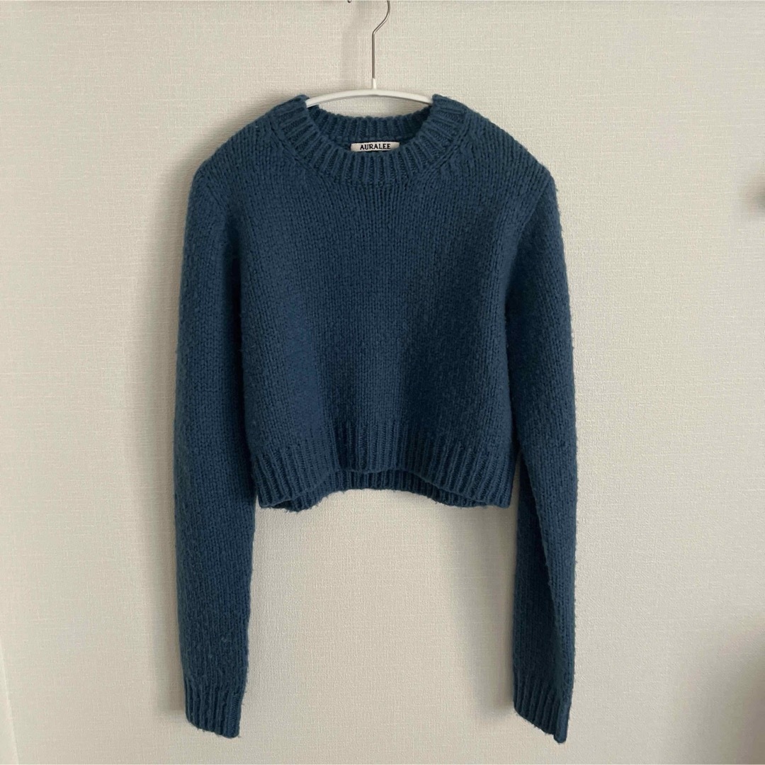 AURALEE(オーラリー)のAURALEE⋆WOOL BABY CAMEL BRUSHED YARNKNIT レディースのトップス(ニット/セーター)の商品写真