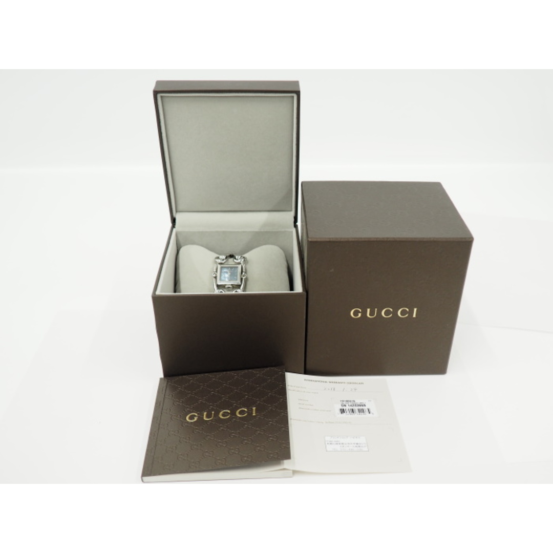 GUCCI - GUCCI シニョーリア レディース 腕時計 SS クオーツ GUCCI - GUCCI シニョーリア レディース 腕時計 SS クオーツ