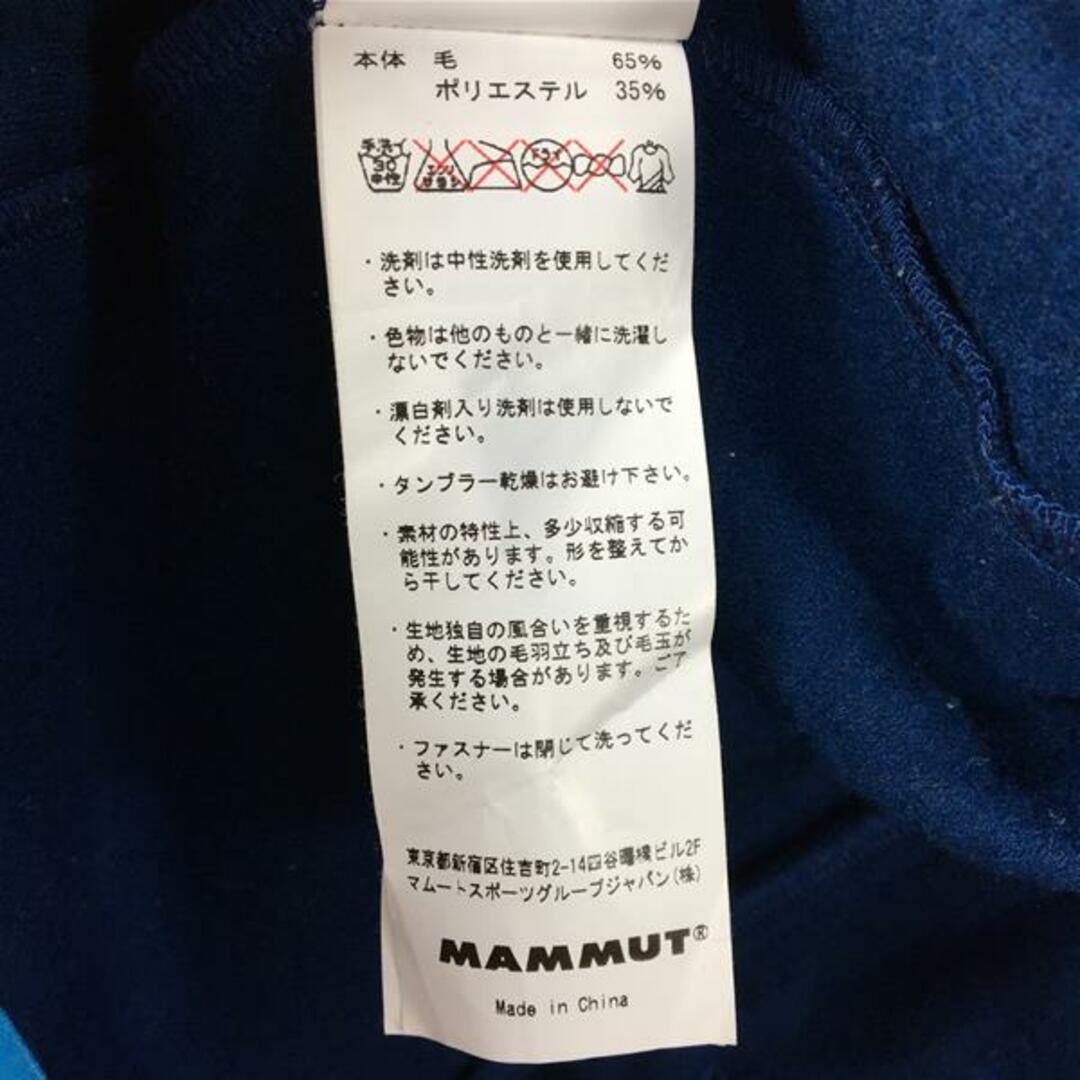 Mammut(マムート)のWOMENs XS  マムート サーマル ウール フリース ジャケット Thermal Wool Fleece Jacket フーディ MAMMUT 1010-19811 ネイビー系 レディースのファッション小物(その他)の商品写真