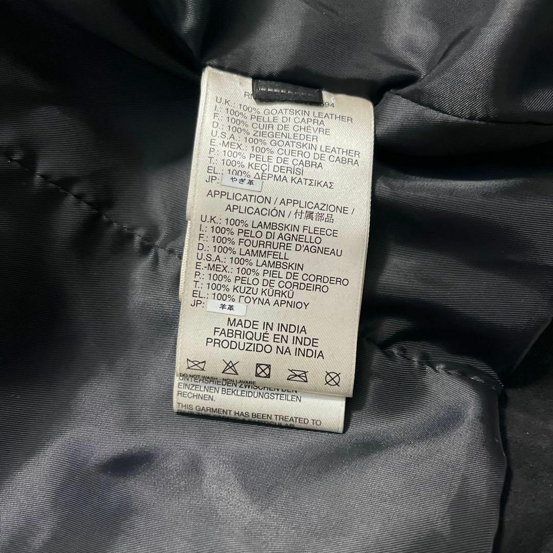 DIESEL(ディーゼル)のディーゼル DIESEL ダブルライダース ジャケット 山羊革 × 羊革 レディースのジャケット/アウター(ライダースジャケット)の商品写真