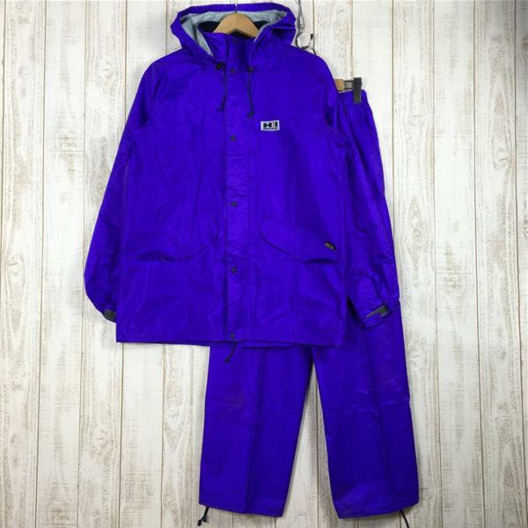 MENs L  ヘリテイジ ゴアテックス レインスーツ GORE-TEX Rainsuits レインシェル ジャケット パンツ セットアップ フーディ HERITAGE パープル系 メンズのメンズ その他(その他)の商品写真