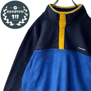 ランズエンド(LANDS’END)の【LAND'S END】ランズエンド ボタンフリース スナップT マルチカラー(ブルゾン)