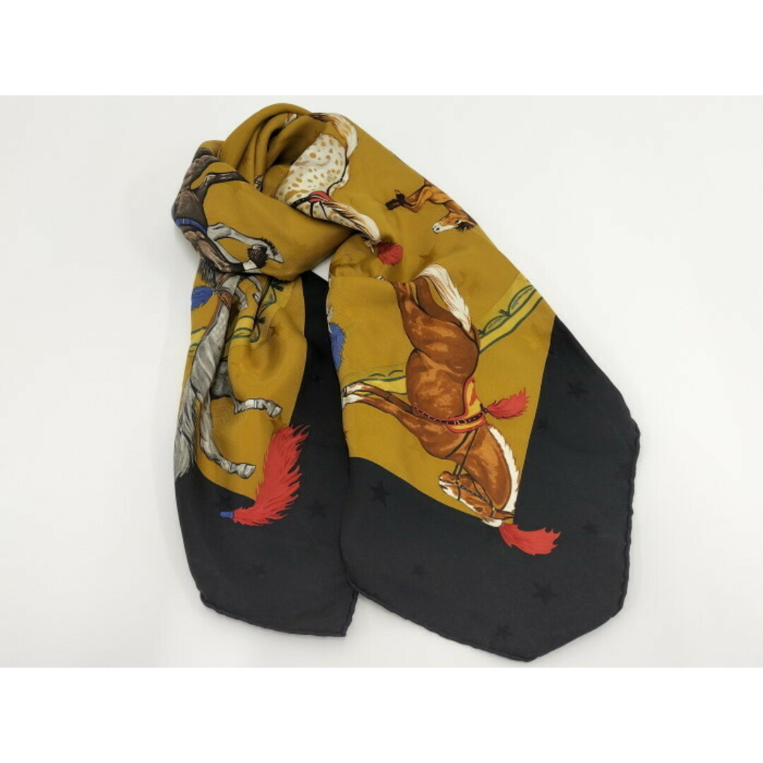HERMES - HERMES カレ90 スカーフ EN PISTE オンステージ HERMES - HERMES カレ90 スカーフ EN PISTE オンステージ