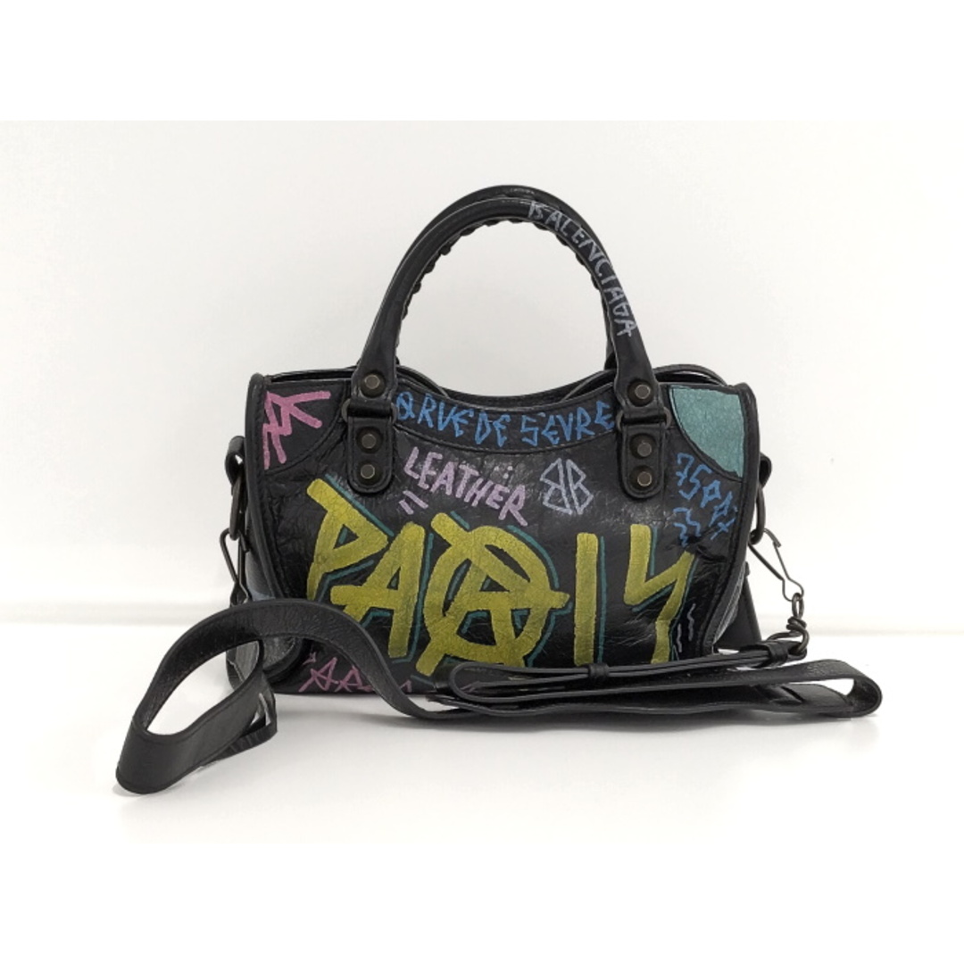 BALENCIAGA - BALENCIAGA 2WAY ショルダーバッグ シティ ミニ BALENCIAGA - BALENCIAGA 2WAY ショルダーバッグ シティ ミニ
