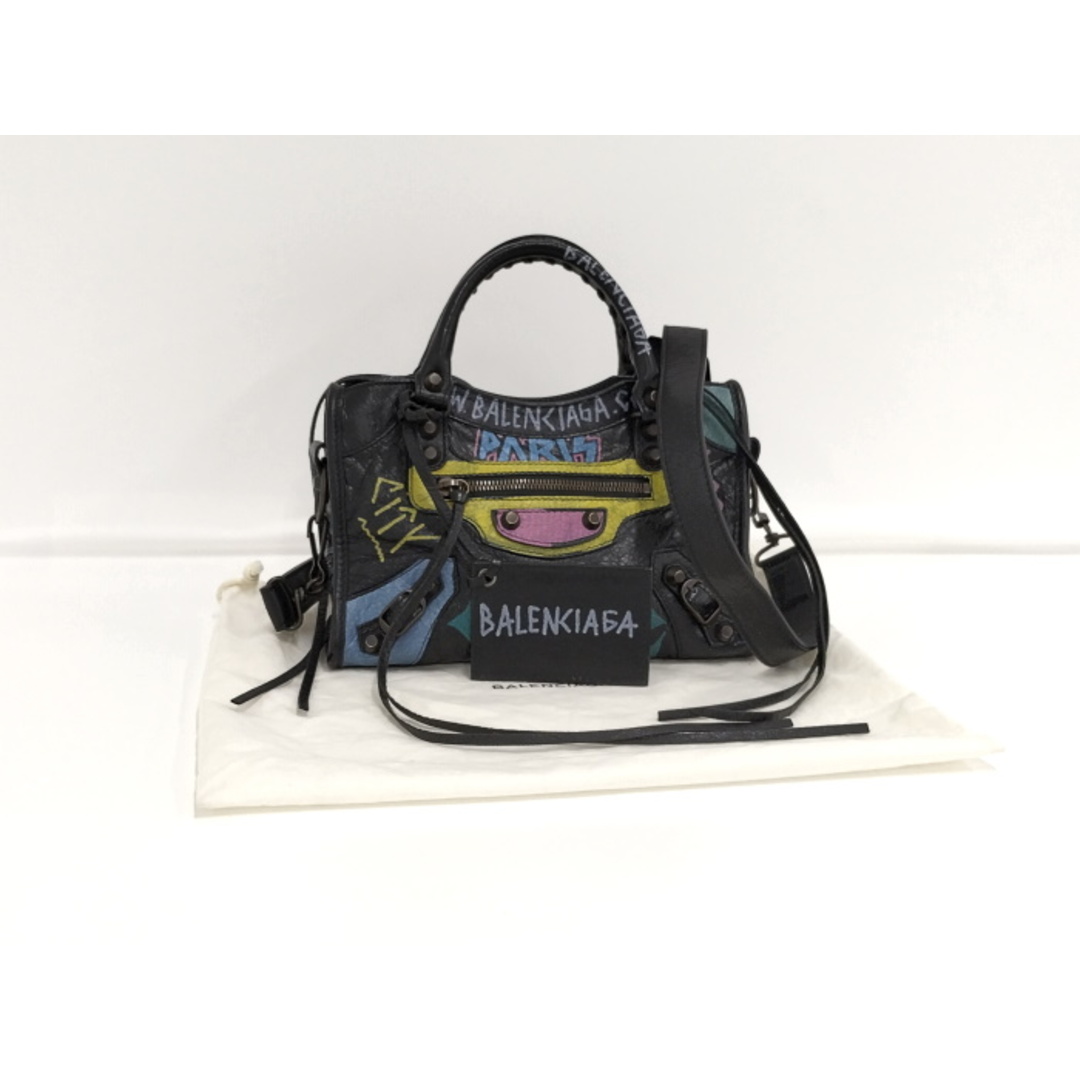 BALENCIAGA - BALENCIAGA 2WAY ショルダーバッグ シティ ミニ BALENCIAGA - BALENCIAGA 2WAY ショルダーバッグ シティ ミニ