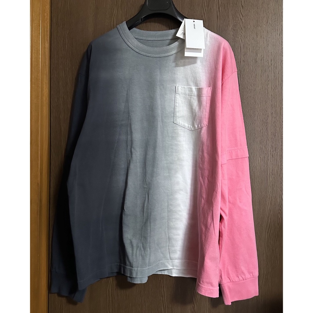 sacai(サカイ)の23AW新品4 sacai サカイ メンズ タイダイ ロング Tシャツ 長袖 メンズのトップス(スウェット)の商品写真