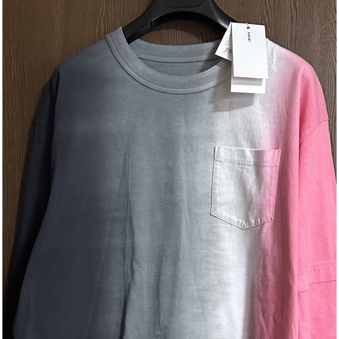 sacai(サカイ)の23AW新品4 sacai サカイ メンズ タイダイ ロング Tシャツ 長袖 メンズのトップス(スウェット)の商品写真