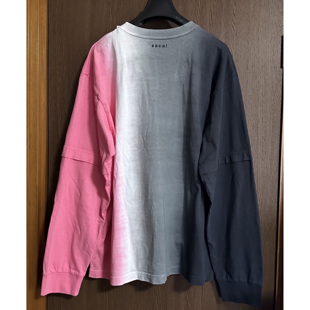 sacai(サカイ)の23AW新品4 sacai サカイ メンズ タイダイ ロング Tシャツ 長袖 メンズのトップス(スウェット)の商品写真