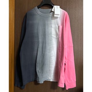 サカイ(sacai)の23AW新品4 sacai サカイ メンズ タイダイ ロング Tシャツ 長袖(スウェット)