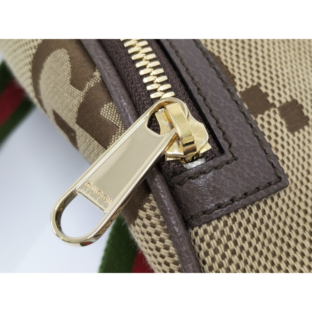 Gucci(グッチ)のGUCCI ジャンボGG ベルトバッグ キャンバス ベージュ系 696031 メンズのバッグ(ボディーバッグ)の商品写真