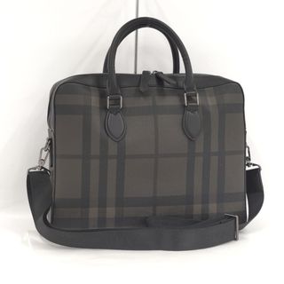 バーバリー(BURBERRY)のBURBERRY 2WAY ハンドバッグ ショルダーバッグ レザー ブラウン系(ショルダーバッグ)